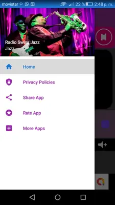 Radio Swiss Jazz android App screenshot 0